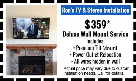 $359 Deluxe Wall Mount Service