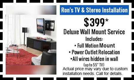 $399 Deluxe Wall Mount Service