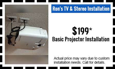 $199 Basic Projector Installation